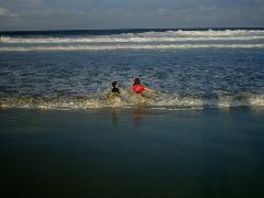 wet beach bums